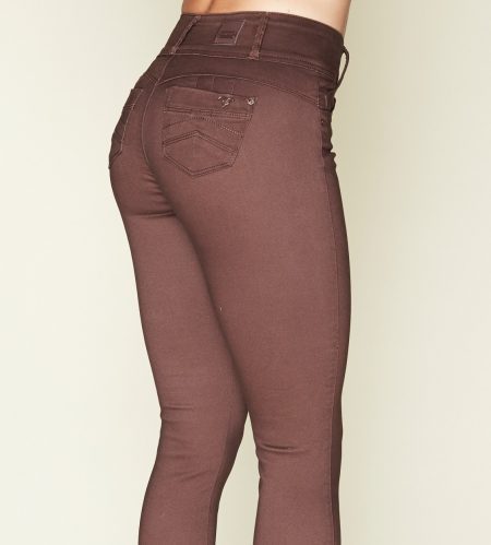 Pantalon Gabardina.3 botones Pitillo T. Alto