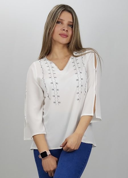 POLERA  PERLA CUELLO