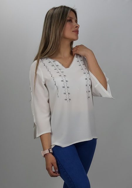 POLERA  PERLA CUELLO - Imagen 6