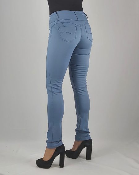 PANTALON GABARDINA PITILLO TIRO ALTO - Imagen 4