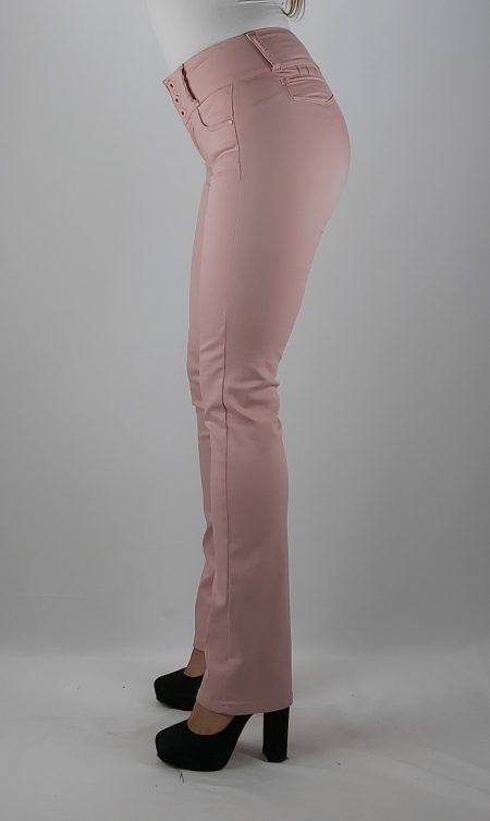 PANTALON GABARDINA RECTO TIRO ALTO - Imagen 5