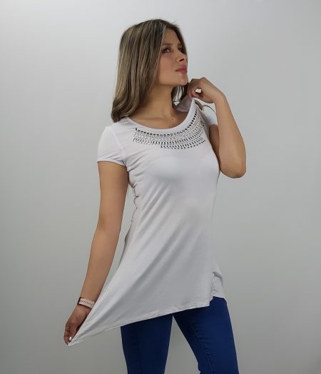 POLERA VISCOSA TACHAS - Imagen 4