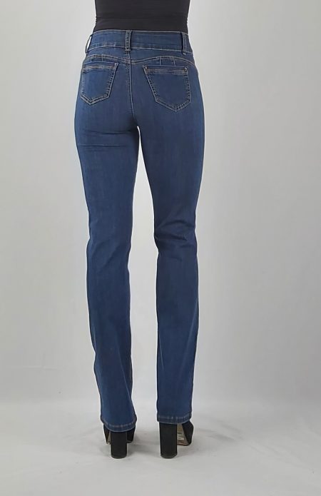 JEANS RECTO TIRO ALTO PUSH UP - Imagen 3