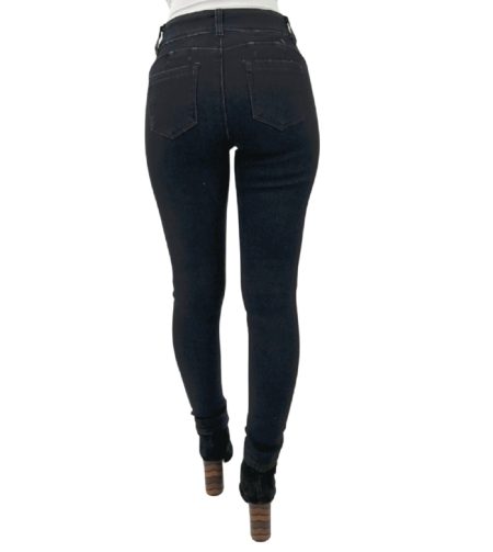 JEANS CON PIEL SKINNY T.A. PUSH UP - Imagen 2