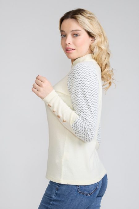 SWEATER MANGA ANGORA - Imagen 2