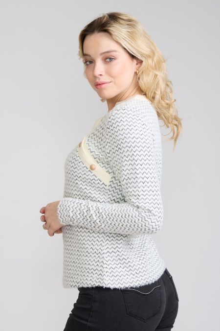 SWEATER ANGORA BICOLOR - Imagen 3