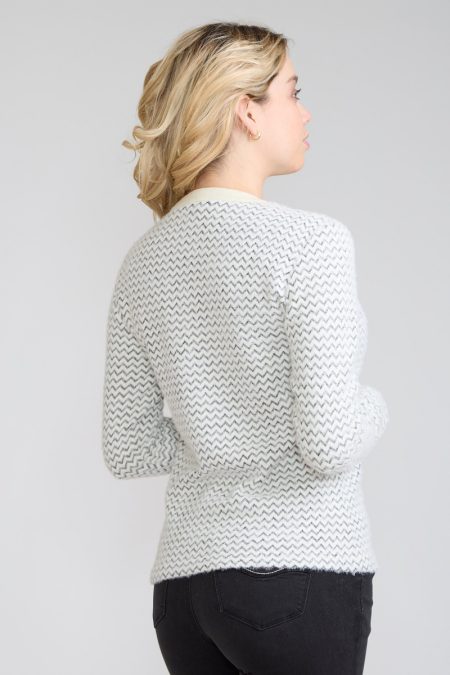 SWEATER ANGORA BICOLOR - Imagen 4