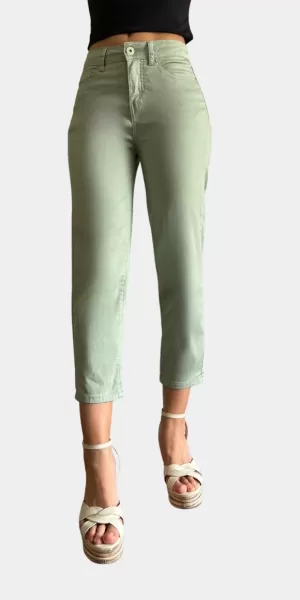 PANTALON CAPRI GABARDINA